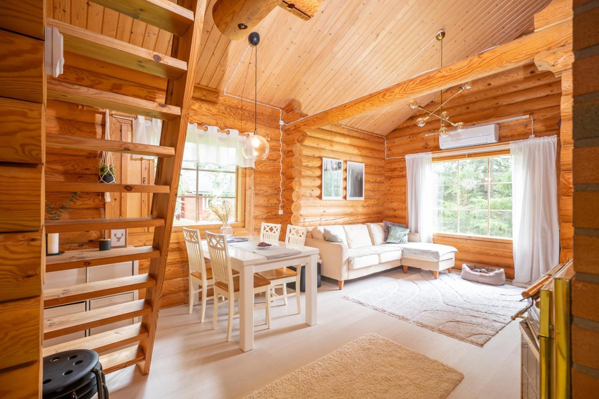 Lapin Villa Hiisi Joen Rannalla 라누아 외부 사진
