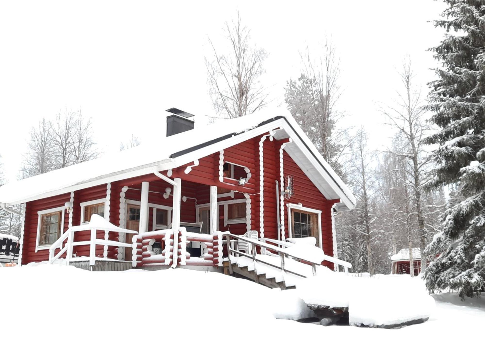 Lapin Villa Hiisi Joen Rannalla 라누아 외부 사진